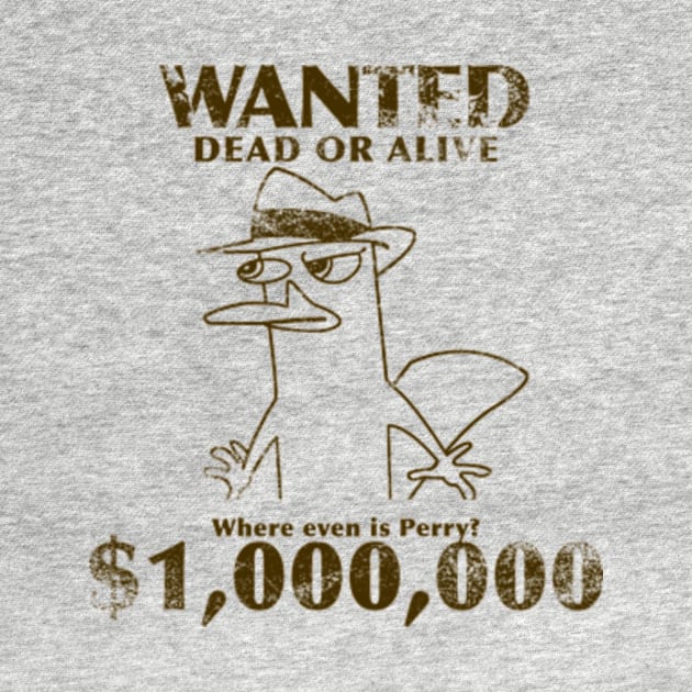 Perry the Platypus - Wanted by LuisP96